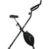 Cecotec Cyclette pieghevole con volano d'inerzia da 3 kg Drumfit X-Bike 3000 Neo, schermo LCD, resistenza magnetica variabile, sella comfort e impugnature, supporto per tablet e ruote