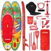 HUIIKE Tavola Sup Gonfiabile Adulti con Accessori Inclusi, Pagaia, Pinne, Pompa. Stand Up Paddle Board con Grande Stabilità e Resistenza. 305 x 84 x 15 cm, Carico Massimo 130 kg