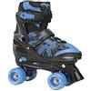 Roces Quaddy 3.0 Boy, Roller Skates Ragazzo, Black-Astro Blue, 30/33