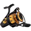 PENN Spinfisher VI Mulinello da Spinning, Mulinello da pesca in mare con tenuta IPX5 che protegge dall'ingresso in acqua salata, adatto per diverse specie, nero/oro, 4500