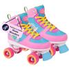 HUDORA Pattini a rotelle Wonders misure 35/36 - pattini a rotelle comodi per bambini dal design cool - pattini di stile per bambini e ragazzi - pattini a rotelle in ecopelle di qualità