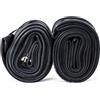 HUTCHINSON - Camera d'aria - Standard - Resistenza e antiforatura - Bicicletta da strada - Valvola Presta - Spessore 0,9 mm - 48 MM - 700 x 20-25 - Set Di 2