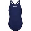 ARENA Solid Swim PRO Team Costume Intero Bambina, Costume da Bagno ad Asciugatura Rapida, Costume da Bagno Sportivo in Tessuto MaxLife Eco con Massima Resistenza al Cloro e Protezione UV UPF 50+