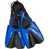 Mares X-One Junior - Pinne snorkeling corte per bambini, scarpetta aperta perforata, cinghia senza fibbia, comfort e prestazioni acquatiche