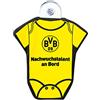 Dortmund Borussia Dortmund Gancio per Parabrezza Auto, Unisex, per Adulti, Multicolore, Taglia Unica