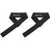 ProsourceFit Pair of Weight Lifting Straps for Men And Women, Adjustable Cotton Straps for Improved Grip, Black