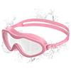 Seaflar Occhialini Nuoto Bambini da 3-14 Anni Anti-Appannamento UV | Montatura Ampia Visione Larga 180° - Regolazione 1-Clic & Sigillo in Silicone - Unisex Occhialini Piscina Bambino