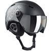 BLACK CREVICE Casco da sci Vail I Casco da sci con visiera stile pilota in diversi colori I Casco da sci per Uomo & Donna I Casco da sci in policarbonato I Casco traspirante I Regolabile