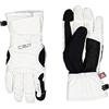 CMP - Guanti da sci Taslan da donna, Bianco, 6