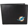 Siskiyou NFL Miami Dolphins bi-fold portafoglio, nero