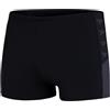 Speedo Boom Logo Splice Aquashort Uomo, Nero/Grigio Ossido, XXS