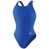 Speedo Donna Powerflex Eco Race Solid Super PRO One Piece Swimsuit, Donna, 819002-430, New Sapphire, 28