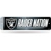 Rico Industries Cartello stradale in metallo NFL Football Las Vegas Raiders, 10,2 x 38,1 cm, decorazione per la casa, camera da letto, ufficio, Man Cave