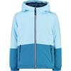 CMP Giacca Kid G con Cappuccio Fisso Unisex - Bambini e Ragazzi, Anice Z1, 128