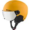 ALPINA Unisex - Bambini, ZUPO VISOR Q-LITE Casco da sci, burned-yellow matt, 48-52 cm
