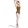 Bloch Dance Zena - Body da Donna con Cinturino Regolabile, Donna, L8730, Mandorla, M