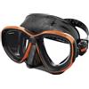 SEAC Afrodite, Maschera Subacquea a Volume Ridotto con Lenti Temperate 3 mm, Comfort Silicone Skirt, Fibbia 3D Regolabile, Compatibile con Lenti Ottiche Correttive (-1.0 a -6.0)