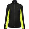 GORE WEAR R3 Giacca da donna Partial GORE-TEX INFINIUM, 34, Nero/Giallo neon