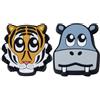 Gamma Sports Zoo Damps Vibration Dampeners (2-Pack), Unisex, AGZD14, Hippo/Tiger, S