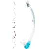 CRESSI Itaca Ultra Dry Snorkel Clear/Aquamarine - Aereatore Dry per Immersione Apnea e Snorkeling, Trasparente/Acquamarina, Taglia Unica, Unisex