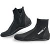 SEAC Regular, Calzari da Subacquea in Neoprene 5 mm con Suola Semi Rigida e Protezioni su Tallone e Collo del Piede