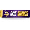Rico Industries Cartello stradale in metallo NFL Football Minnesota Vikings, 10,2 x 38,1 cm, decorazione per la casa, camera da letto, ufficio, Man Cave