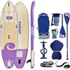 Skiffo Rivage Parma 11' - Sup Gonfiabile 2 in 1 Kayak Completo - 335 x 86 x 15 cm - Max 160 kg - Stabile e versatile - Design unico