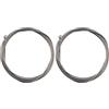 Jagwire Cavo del Freno Strada - Sport Inox - 1,5 x 2000 mm - Sram/Shimano 96ss2000 Unisex Adulto, Grigio (Confezione da 2)