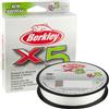Berkley X5 - Lenza da pesca intrecciata a 5 fili, resistente, per pesca in acqua salata e d'acqua dolce