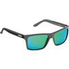 Cressi Rio, Occhiali Sportivi da Sole Polarizzate/Anti UV 100% Unisex Adulto, Nero/Lenti Verde, Taglia Unica
