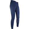 HKM Reithose -Basic Belmtex Grip- 3/4 Besatz 5909, Pantaloni Da Equitazione Donna, Blu (Dunkelblau), 42