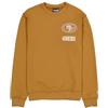 San Francisco 49ers Maglione Girocollo Unisex con Logo NFL Select Bronzo Chiaro