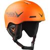 Black Crevice Stubai - Casco da Sci Unisex per Bambini, 52-54 cm, Colore: Arancione/Nero Opaco