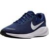 Nike Fb2207 Nike Revolution 7 Uomo, Midnight Navy, Pure Platinum-Black-White EU 38.5
