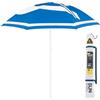 Cressi Sunshell Umbrella Parasol Blue/White/Black - Ombrellone da Esterno Leggero e Portatile, per Proteggersi dal Sole e dalle Intemperie, Blu/Bianco/Nero, Ø 200cm