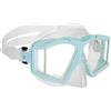 CRESSI Horizion+Scilla Combo Clear/Ice Cyan - Set Maschera Horizon 4 Vetri Temperati Separati e Snorkel Scilla Top Dry Valve System per Immersioni e Snorkeling, Trasparente/Azzurro Ghiaccio, Unisex