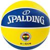 Spalding 2018 Euroleague Team Size 7 Rubber Basketball - Fenerbahce