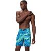 Speedo Print Lookout Brdshrt 18 Nuotare Corto per Uomo, Blu, 32