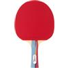 GEWO Smash concavo con den 2.0 mm ITTF Racchetta da Ping Pong, Rosso/Nero, Taglia Unica