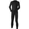FALKE Maximum Warm K Uw filo funzionale asciugatura rapida 1 pezzo, Intimo Unisex Bambini, Nero Black 3000, 146-152