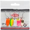 Berkley Area Game Spoons 5 Pack - Piccoli indicatori di direzione per pesca alla trota e al pesce persico, senza piombo, Fusion 19 ganci