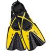 Mares X-One Junior - Pinne snorkeling corte per bambini, scarpetta aperta perforata, cinghia senza fibbia, comfort e prestazioni acquatiche
