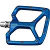 Funn Python Pedali Flat MTB, Piattaforma Larga, Asse CrMo (Blu)