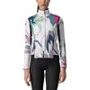 CASTELLI 4521526-870 PERFETTO RoS W LS Giacca SILVER GRAY/TEAL BLUE-FLOWERS XS