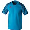 Erima Maglietta Sportiva Evo Star (3132405) Uomo, Curacao/New Navy, S