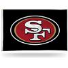 Rico Industries Bandiera NFL San Francisco 49ers nera 9,6 x 1,5 m, bandiera bandiera bandiera su un solo lato, per interni o esterni, decorazione per la casa