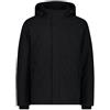 CMP Giacca imbottita da uomo in softshell Con Cappuccio Removibile