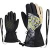 Ziener Laval, Guanti da Sci/Sport Invernali, Impermeabili, Extra Caldi, Lana Unisex Bambini