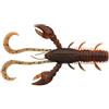 Berkley Pulse Realistic Craw; esca a gambero in plastica morbida per la pesca ai predatori d'acqua dolce; Texas Rig, Carolina Rig, Cheb Rig, Ned Rig e Jighead; 7 cm, marrone arancione UV