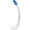 Cressi Mexico Snorkel SIL. Clear/Tube Blue